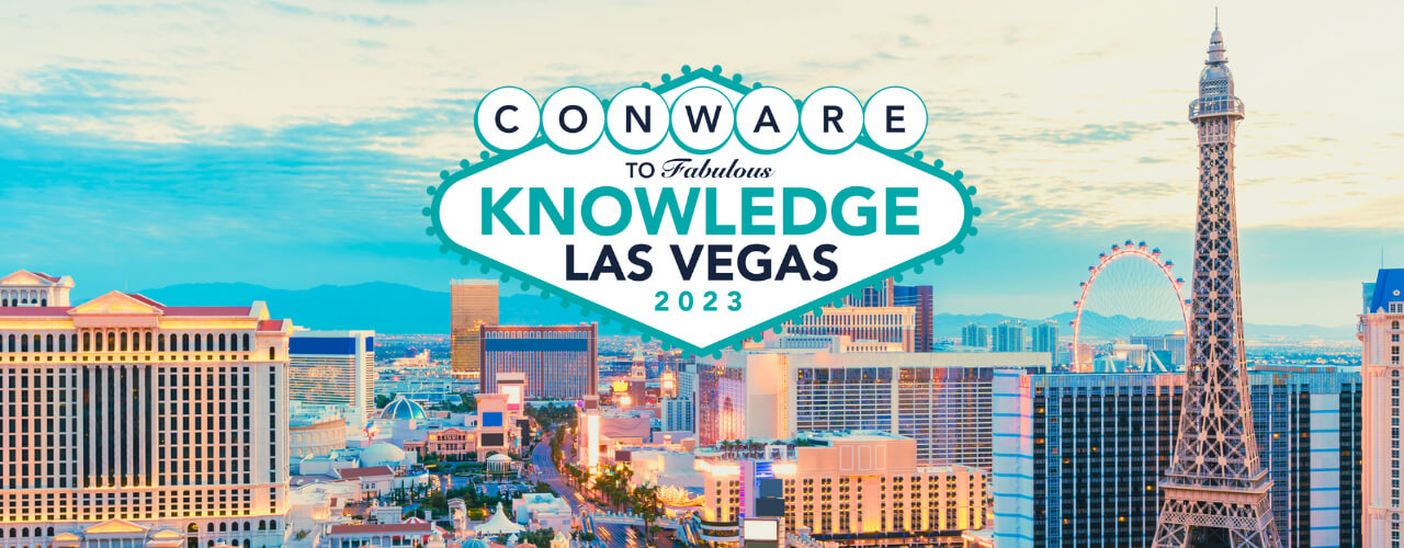Meet Conware at Knowledge 2023 in Las Vegas!
